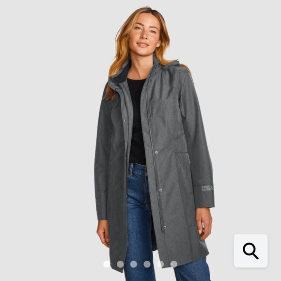 Eddie Bauer Jackets & Blazers - New Eddie Bauer Girl on the Go® Waterproof Trench Coat Size PETITE MEDIUM